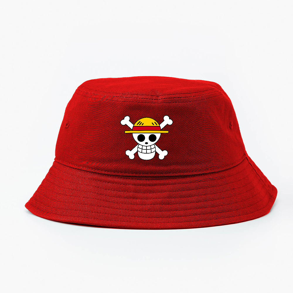 Straw Hat Pirates jolly roger bucket hat