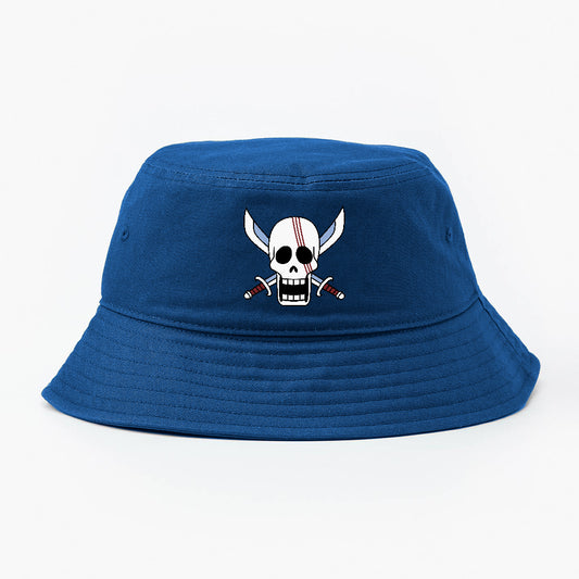 Red Hair Pirates jolly roger bucket hat