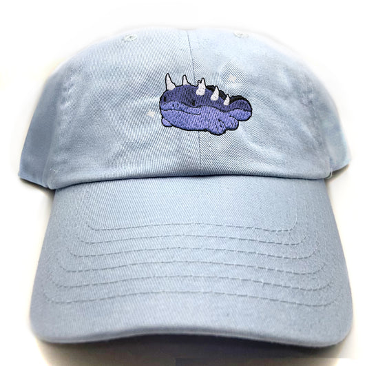 #0980 spiked shiny dad hat