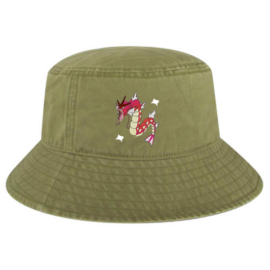 #0130 shiny bucket hat