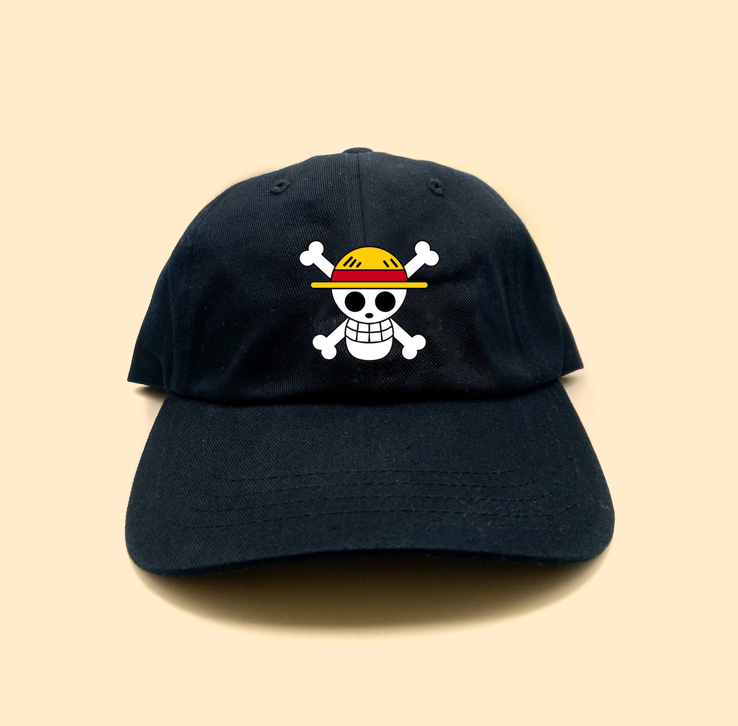 Straw Hat Pirates jolly roger dad hat