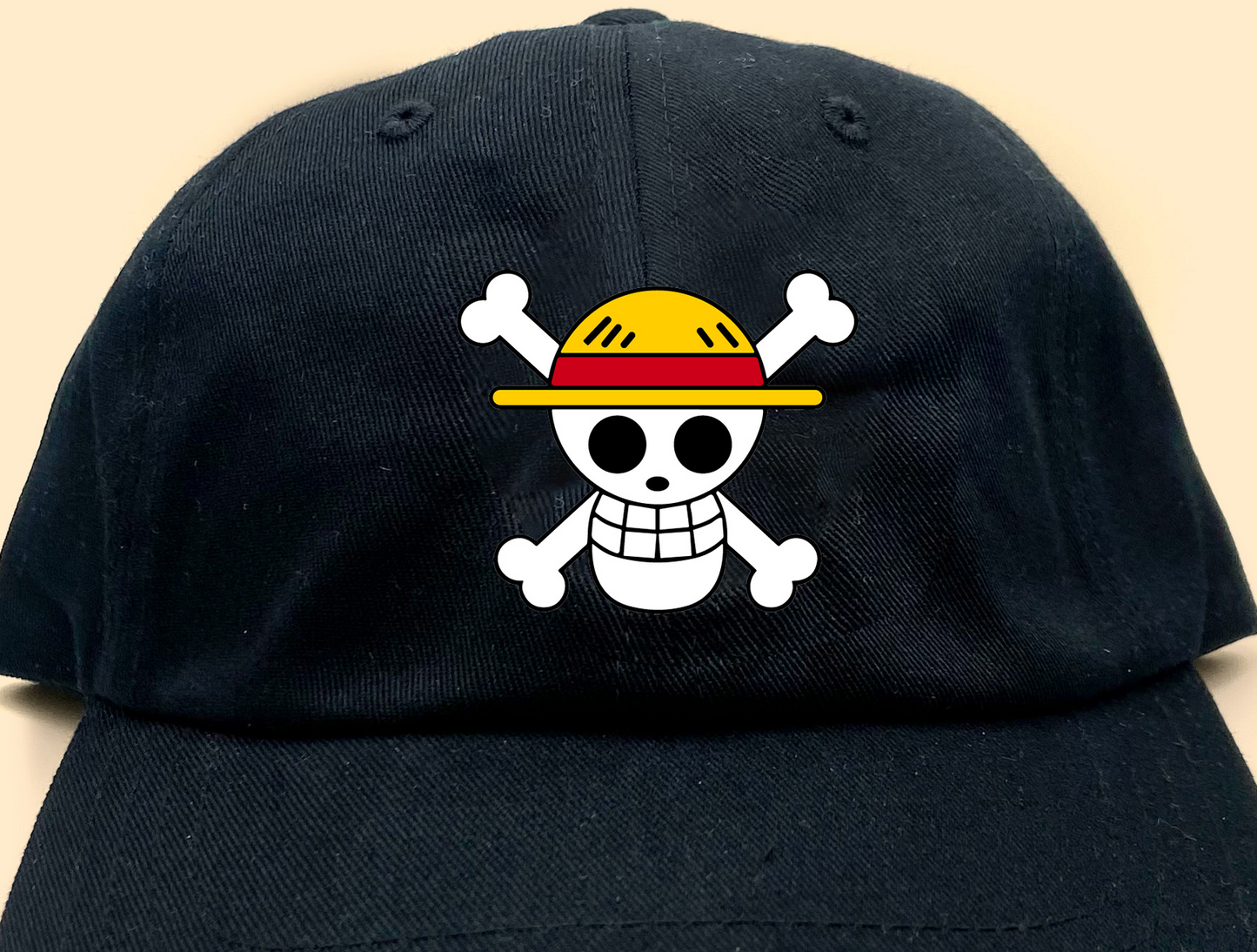 Straw Hat Pirates jolly roger dad hat