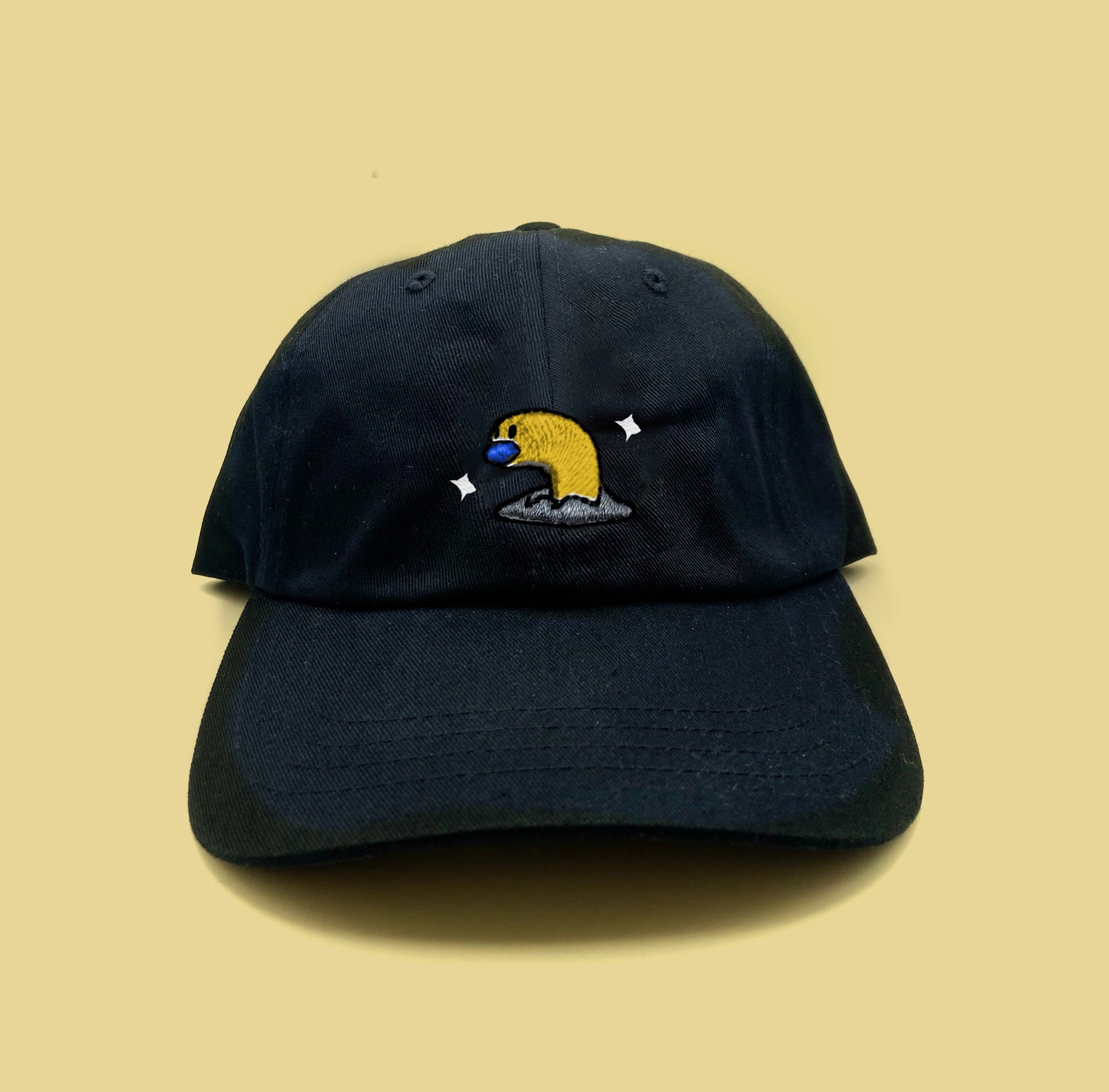 #0960 short shiny dad hat