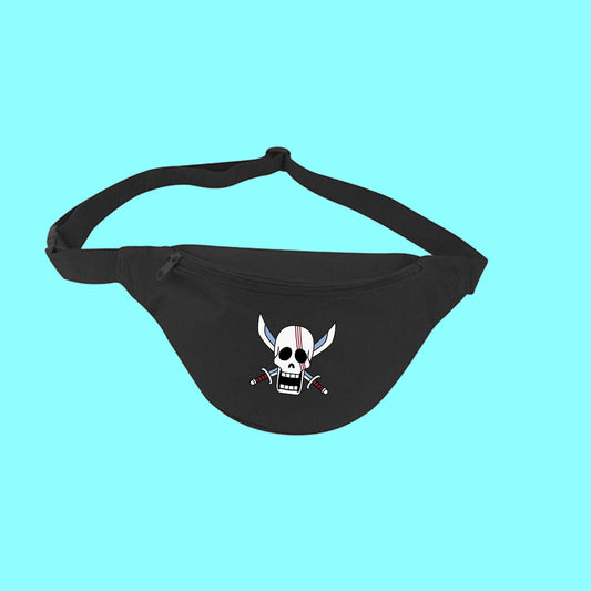 Red Hair Pirates jolly roger fanny pack