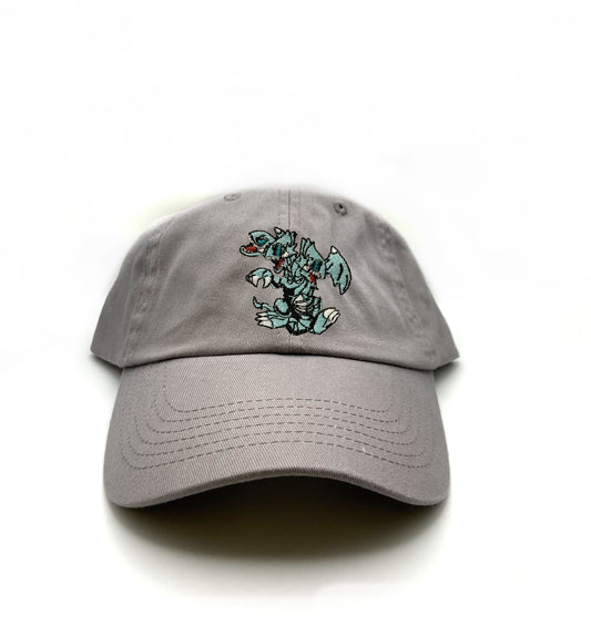 ultimate blue eyes toon dragon dad hat