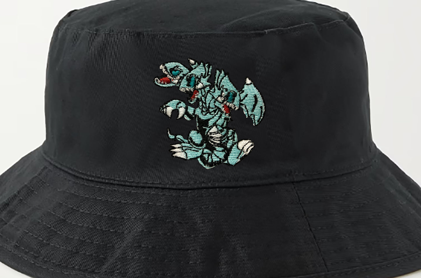 ultimate blue eyes toon dragon bucket hat