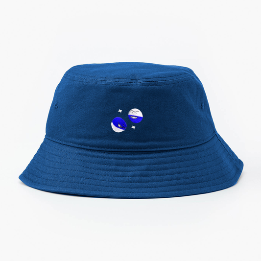 #0100 and #0101 shiny bucket hat