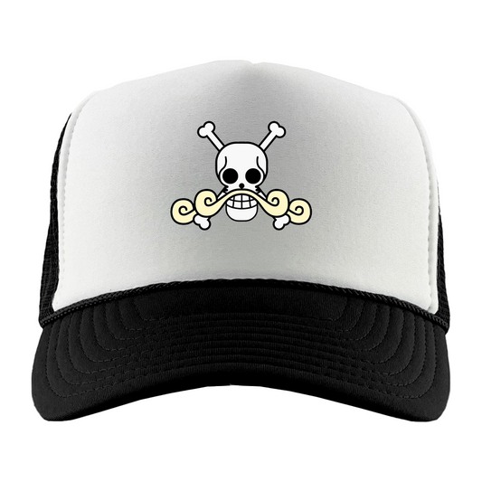 Roger Pirates jolly roger foam trucker