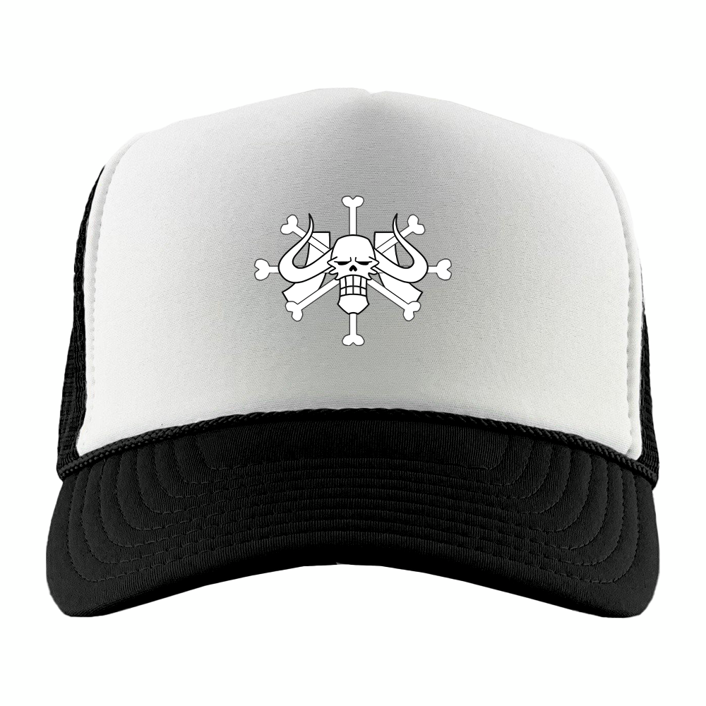 Beast Pirates jolly roger foam trucker