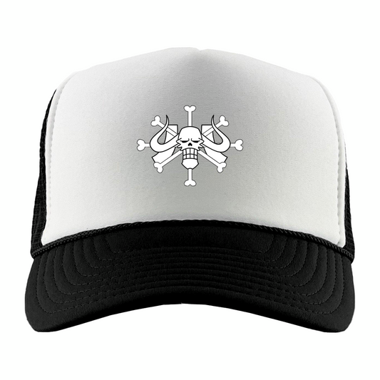 Beast Pirates jolly roger foam trucker